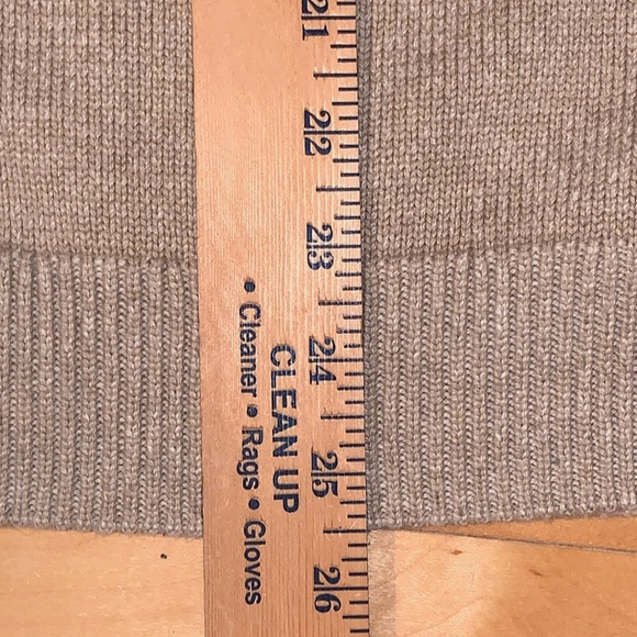 Polo Ralph Lauren Men's Sweater Cotton Tan Brown Beige Khaki Large L Excellent - Picture 9 of 9